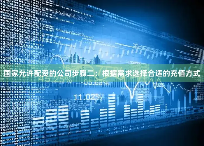国家允许配资的公司步骤二：根据需求选择合适的充值方式