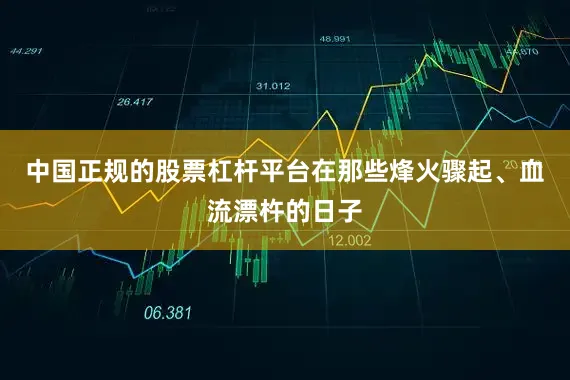 中国正规的股票杠杆平台在那些烽火骤起、血流漂杵的日子