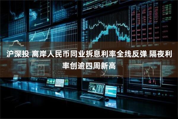 沪深投 离岸人民币同业拆息利率全线反弹 隔夜利率创逾四周新高