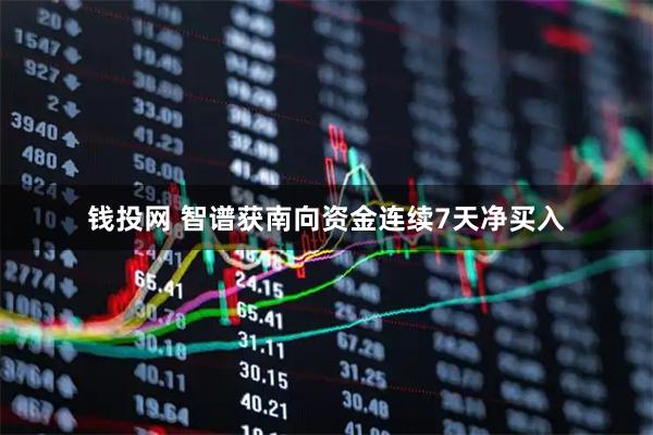 钱投网 智谱获南向资金连续7天净买入